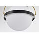 Lakeshore 1 Light 18 inch Matte Black Flush Mount Ceiling Light
