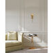 Protea 1 Light 6.75 inch Brass Wall Sconce Wall Light