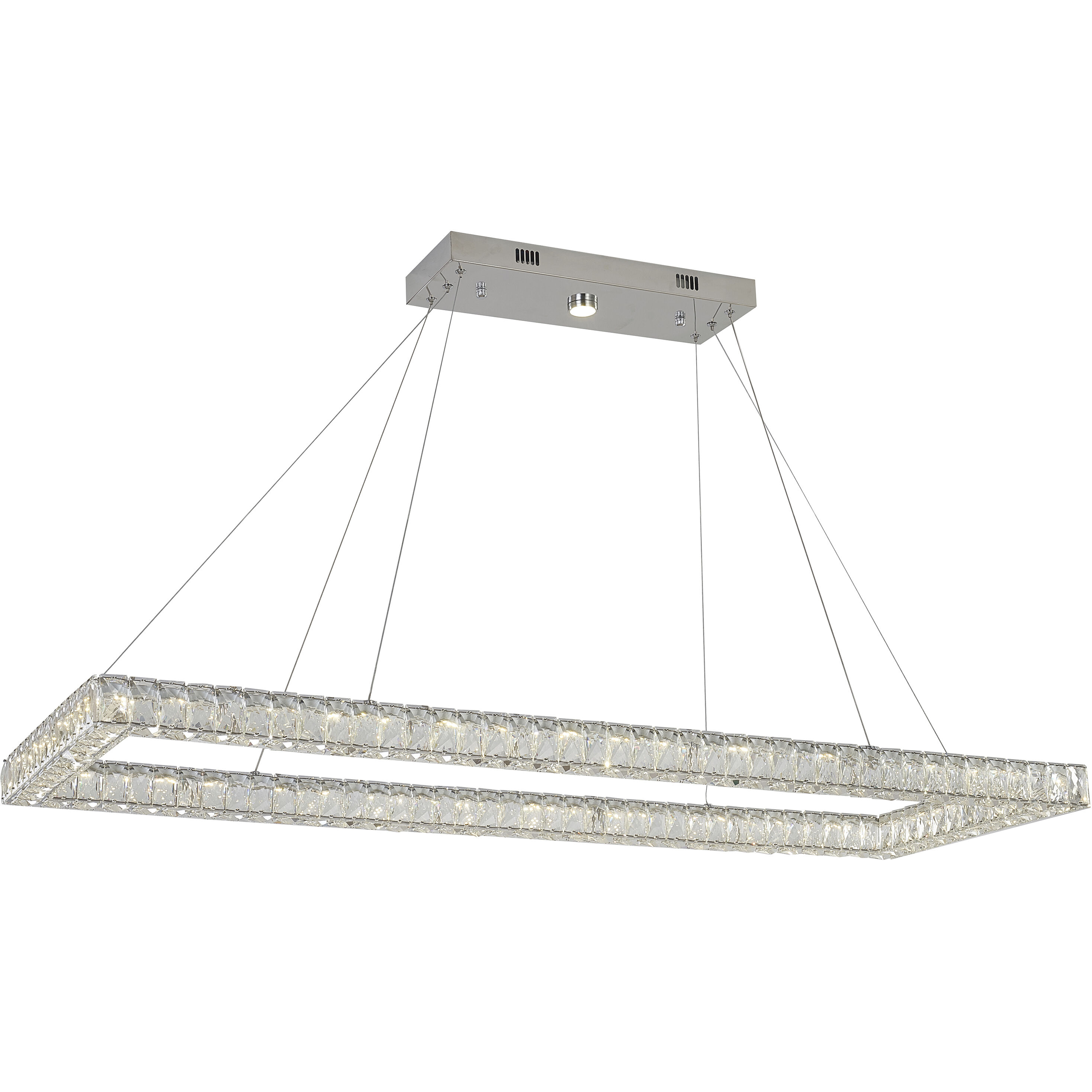 Canada LED 19 inch Chrome Chandelier Ceiling Light