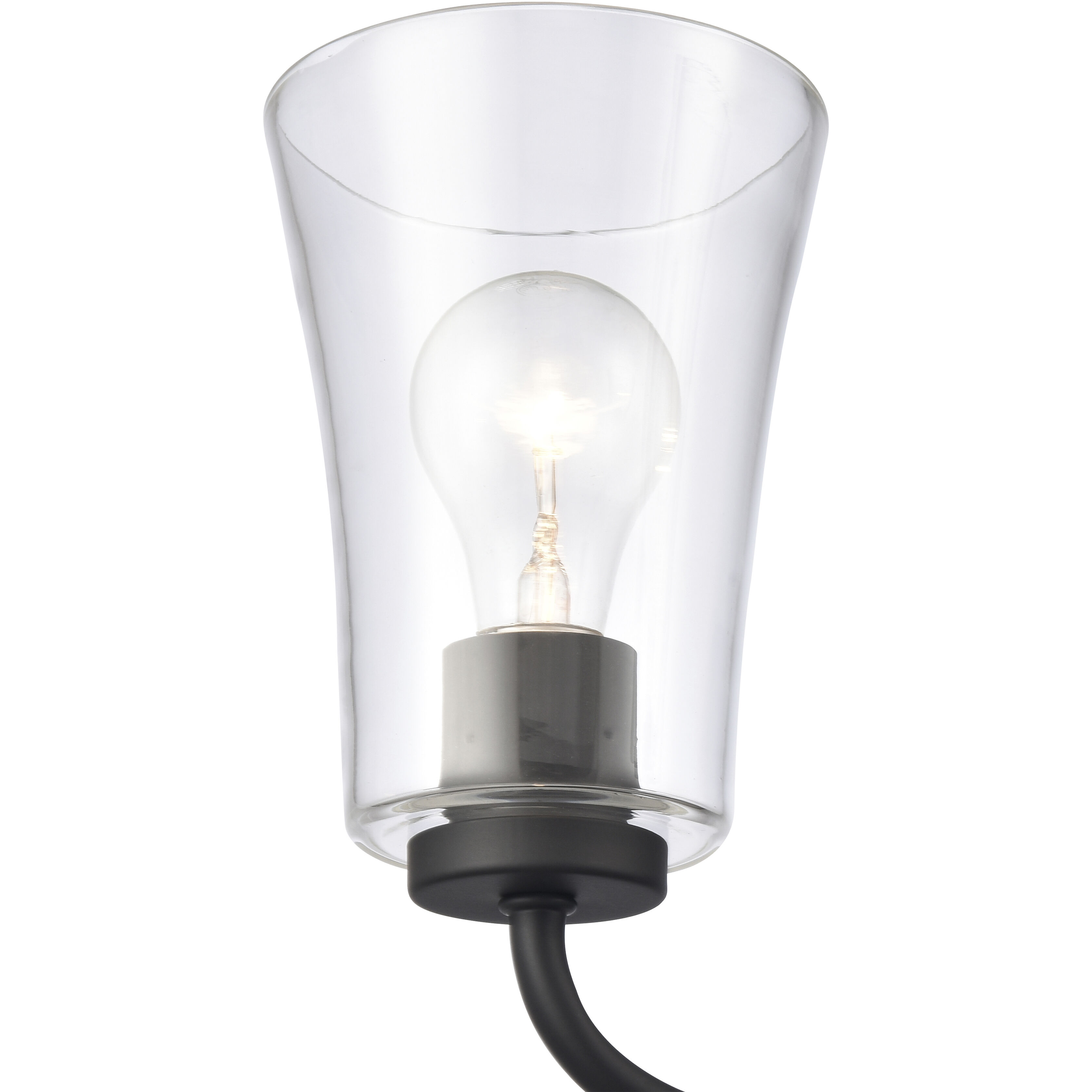 Emily Vanity Light Wall Light in Matte Black