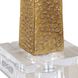 Midas 35.25 inch 100 watt Antique Brass Buffet Lamp Portable Light
