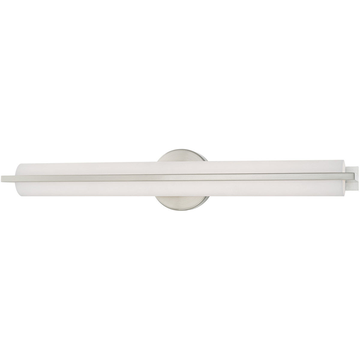 Visby LED 4 inch Brushed Nickel ADA Bath Vanity Wall Light
