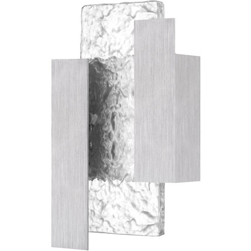 Miranda LED 13 inch Brushed Aluminum Outdoor Wall Lantern, Medium