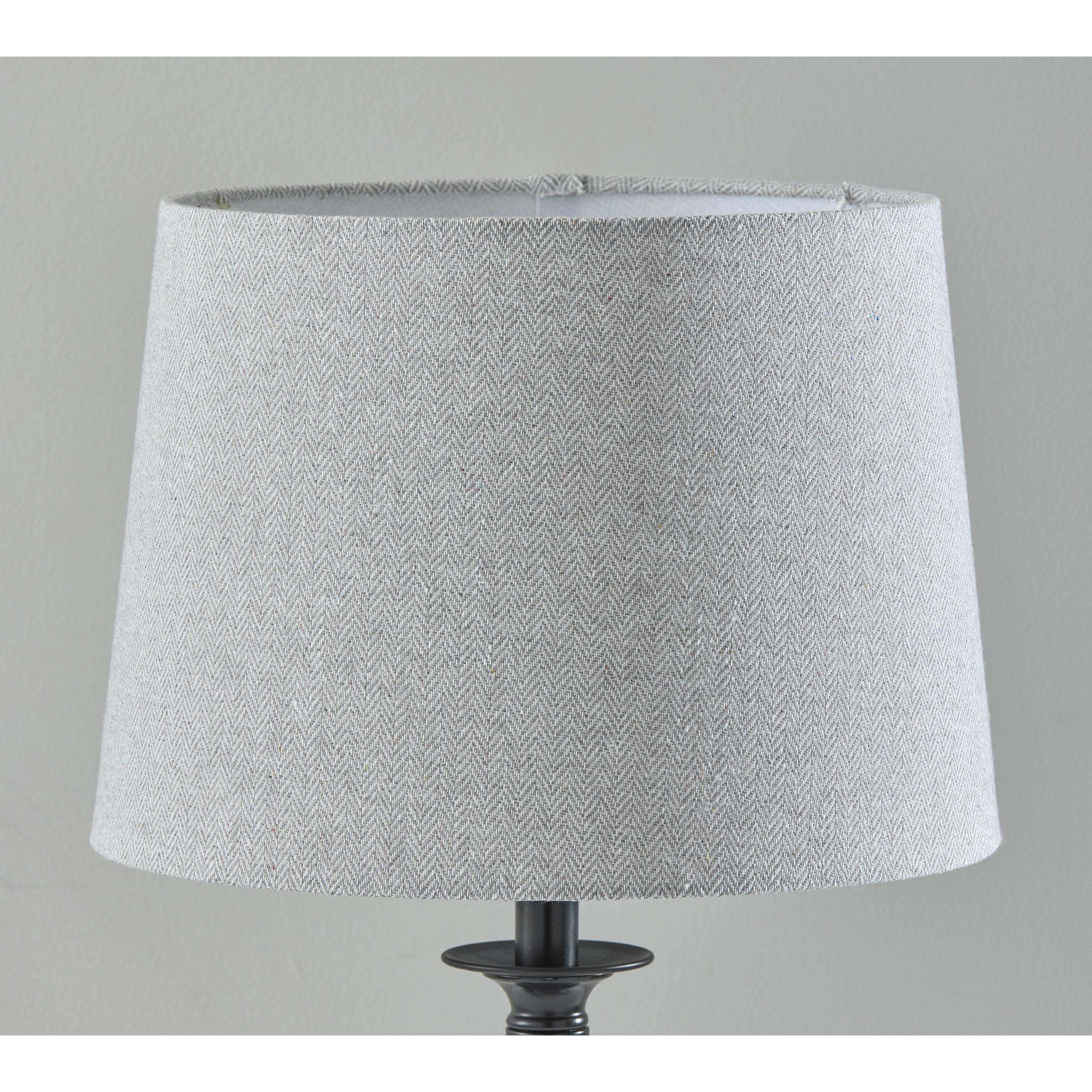 Darcy 26 inch 60.00 watt Black Metal Table Lamp Portable Light, Simplee Adesso