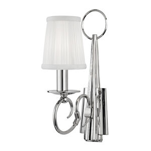 Caldwell 1 Light 4 inch Polished Nickel Wall Sconce Wall Light