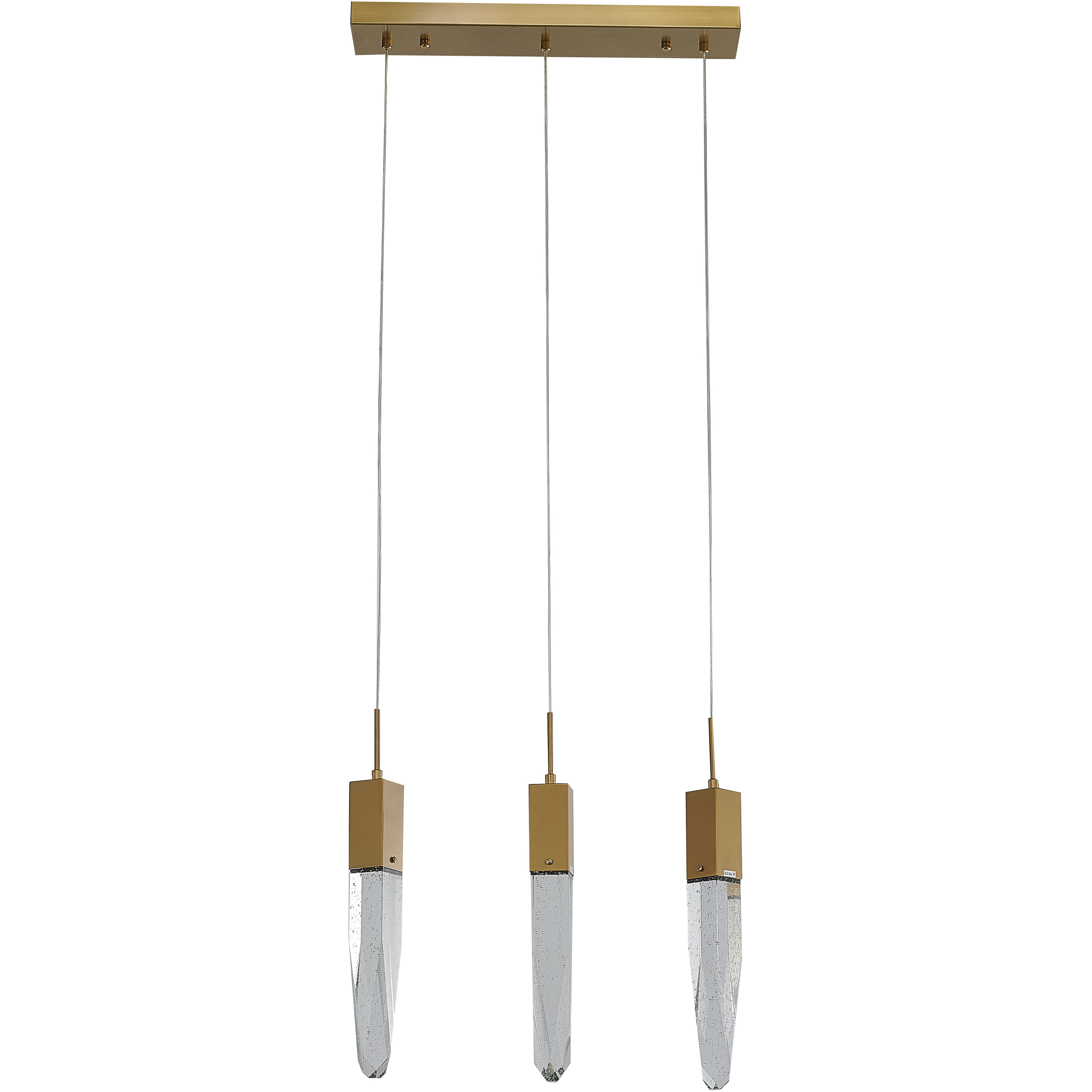 Canada 3 Light 22.05 inch Gold Island Lighting Ceiling Light