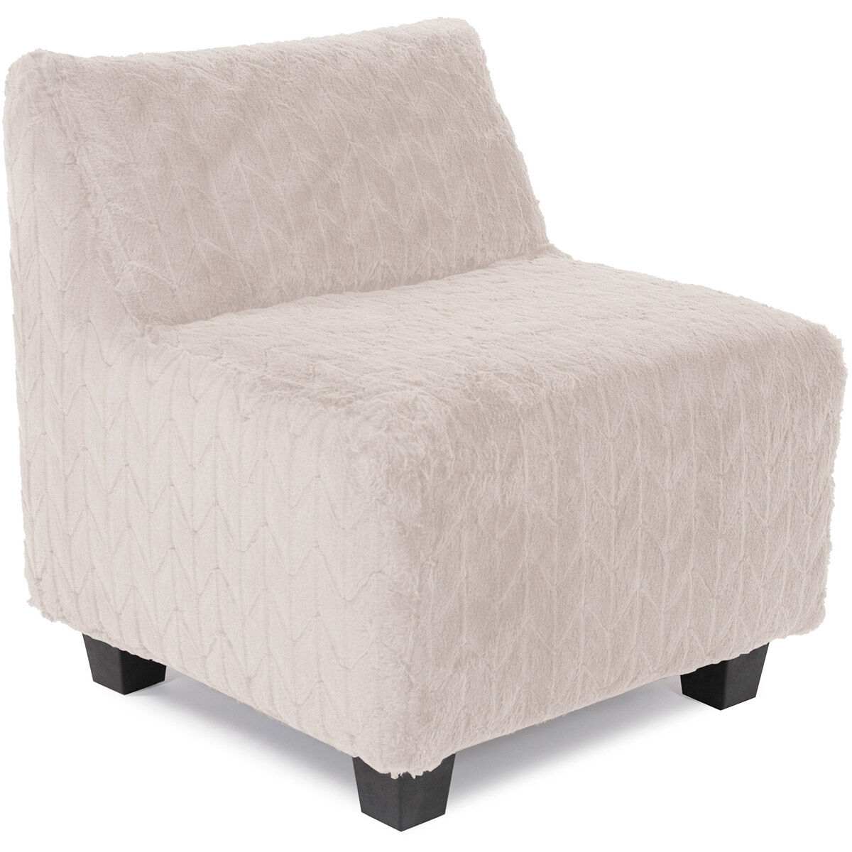 Pod Angora Natural Chair with Slipcover
