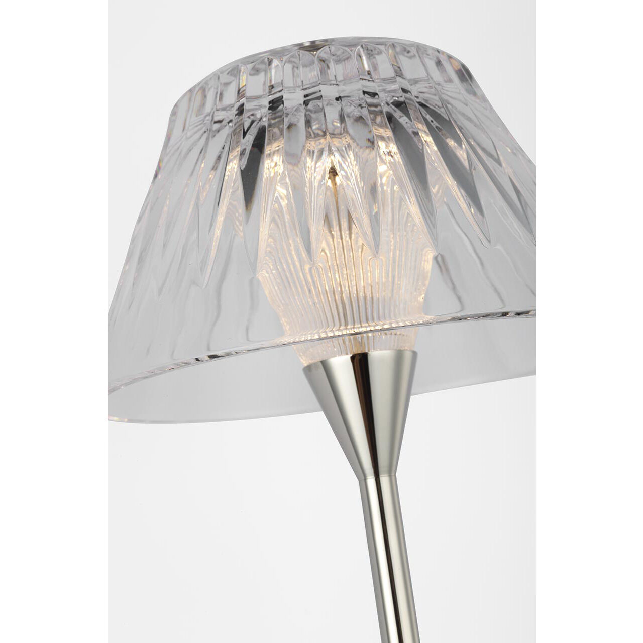 Waterford Blaze Tail Sconce Wall Light in Polished Nickel