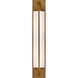 Thomas O'Brien Keeley 2 Light 3.5 inch Hand-Rubbed Antique Brass Tall Pivoting Bath Sconce Wall Light