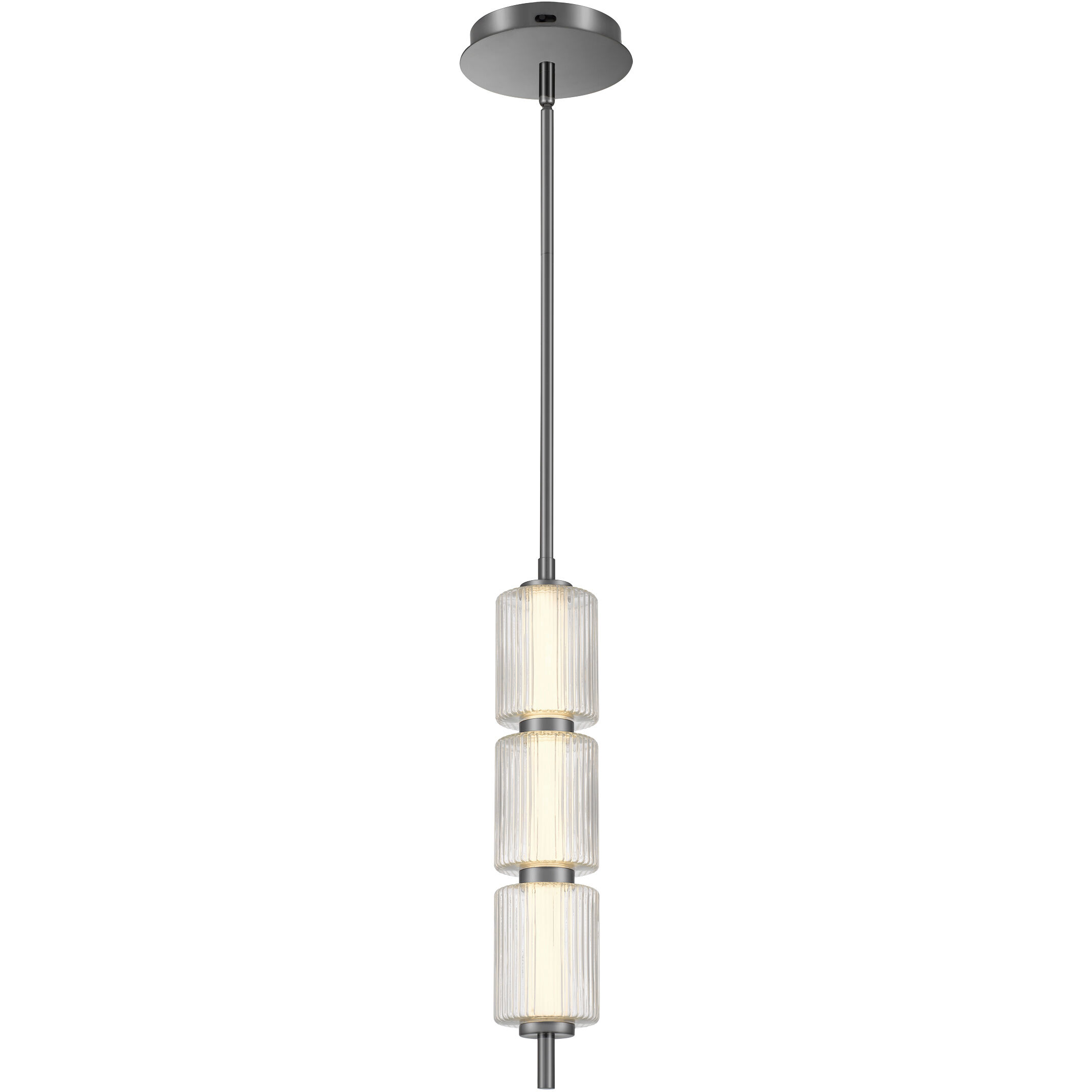Turner LED 3.75 inch Black Chrome Mini Pendant Ceiling Light