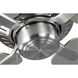 Drift 32 inch Brushed Nickel with Silver/Driftwood Blades Ceiling Fan
