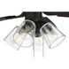 Pro Plus 104 52 inch Espresso with Espresso/Walnut Blades Contractor Ceiling Fan