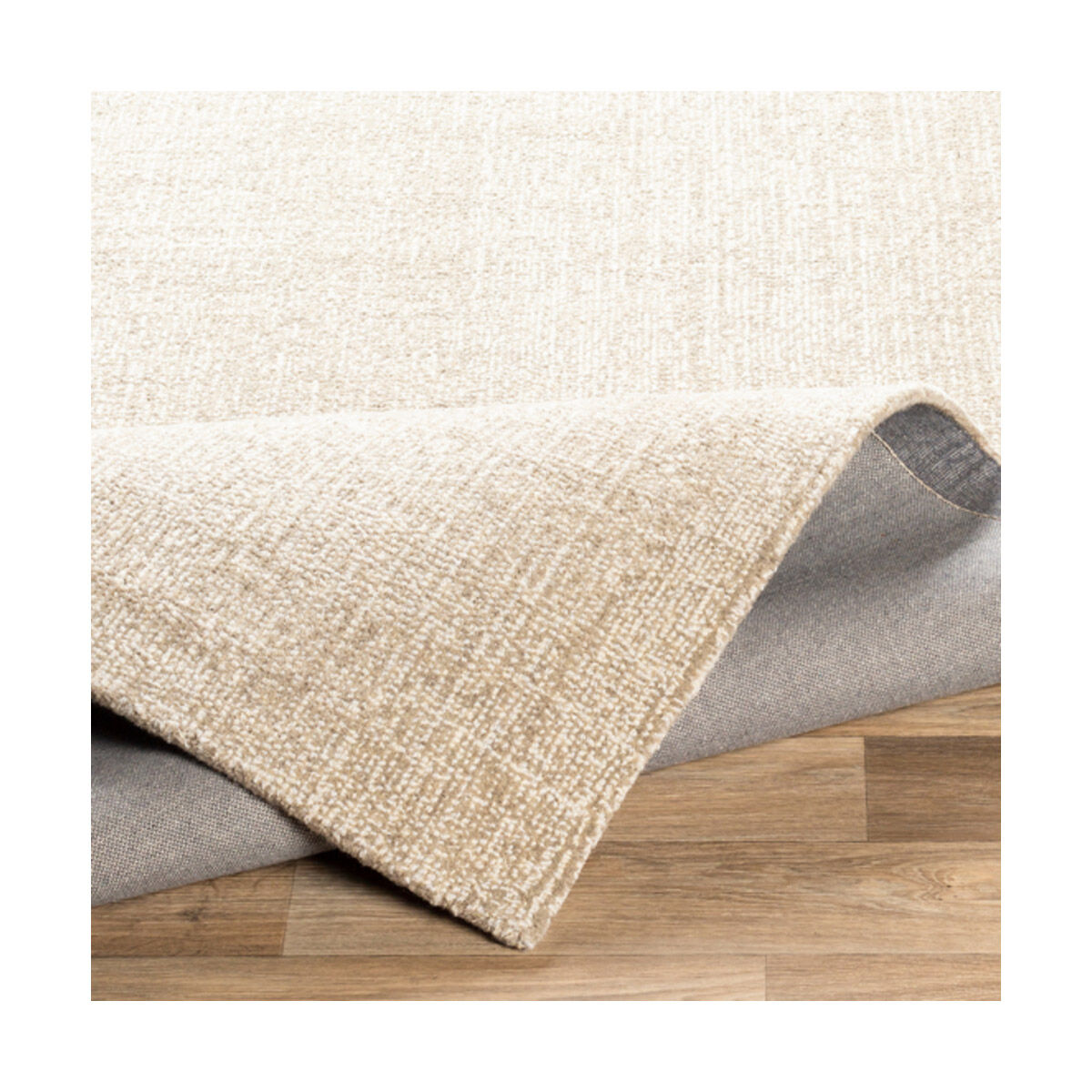 Messina 90 X 60 inch Light Gray Rug in 5 x 8, Rectangle