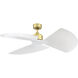 TriAire Custom Matte White 25.25 inch each Fan Blade