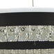 Hazel LED 24 inch Black Dining Chandelier Ceiling Light