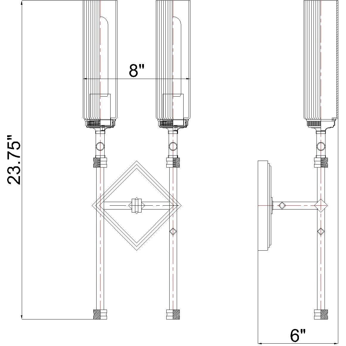 Esme Wall Sconce Wall Light in Modern Gold