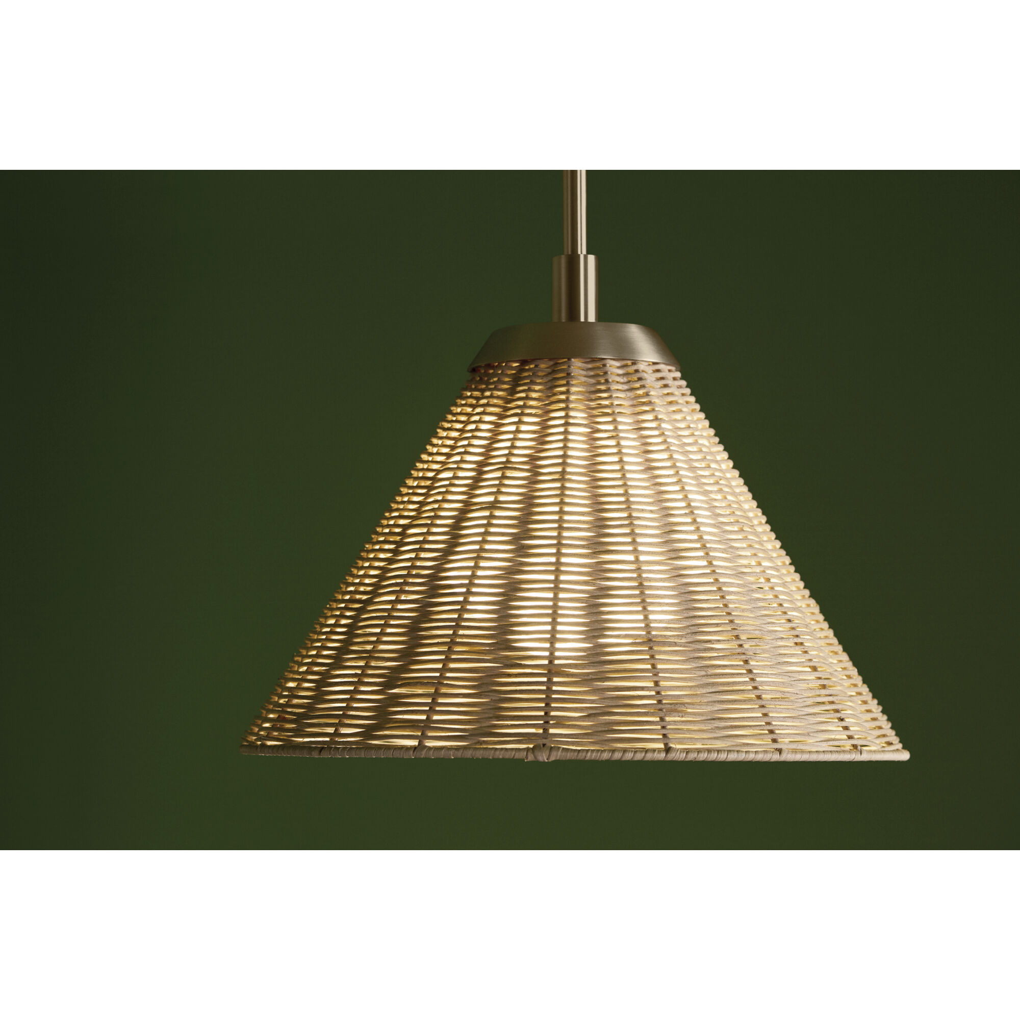 Bekah 1 Light Champagne Bronze Pendant Ceiling Light, Convertible