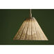 Bekah 1 Light Champagne Bronze Pendant Ceiling Light, Convertible