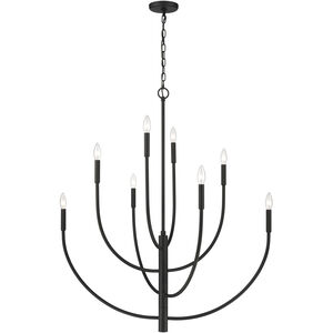 Continuance 8 Light 36 inch Charcoal Chandelier Ceiling Light