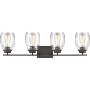 Calistoga 4 Light 30.5 inch Oil Rubbed Bronze Vanity Light Wall Light