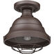 Bartlett 1 Light 8.63 inch Textured Bronze Outdoor Ceiling