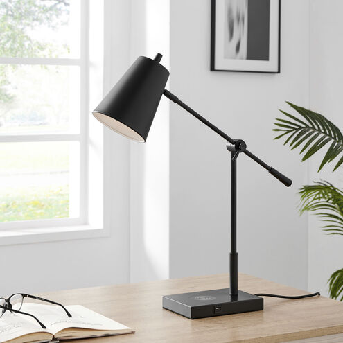 Salma 30 inch 60.00 watt Black Table Lamp Portable Light