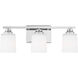 Vinton 3 Light 20.75 inch Chrome Wall Bath Fixture Wall Light