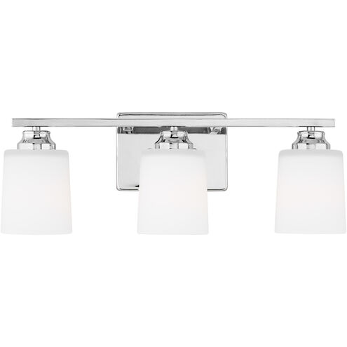 Vinton 3 Light 20.75 inch Chrome Wall Bath Fixture Wall Light
