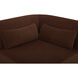 Amelia Brown Corner Chair