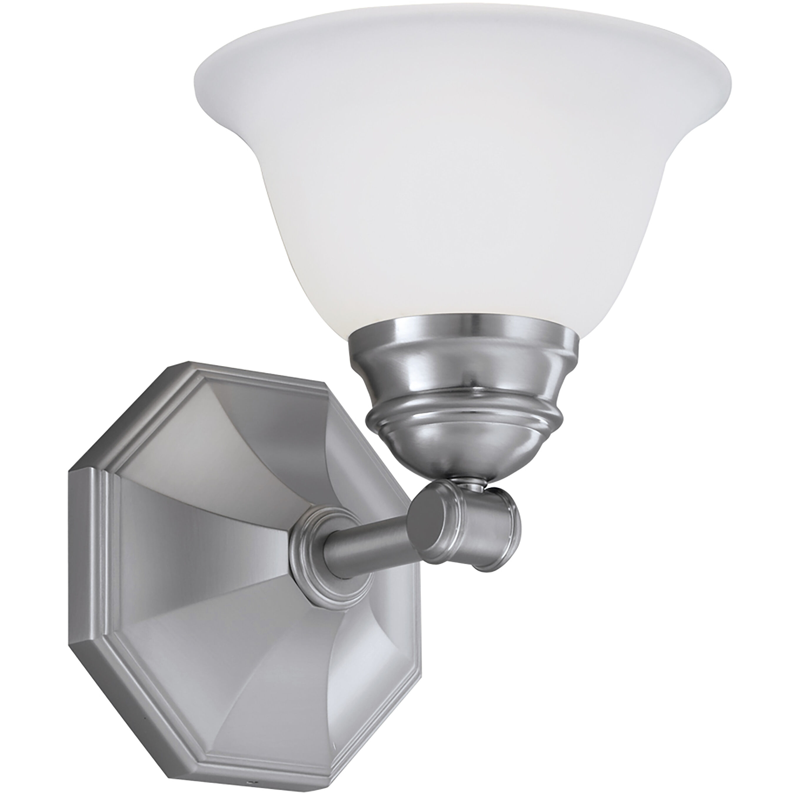 Kathryn 1 Light 8.87 inch Brushed Nickel Sconce Wall Light