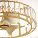 Odeon 33 inch Golden Silver Fandelight
