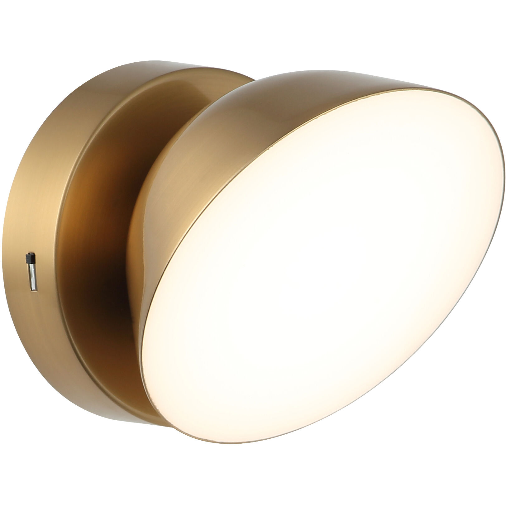 Emerson LED 5.88 inch Aged Gold Brass Wall Sconce Wall Light