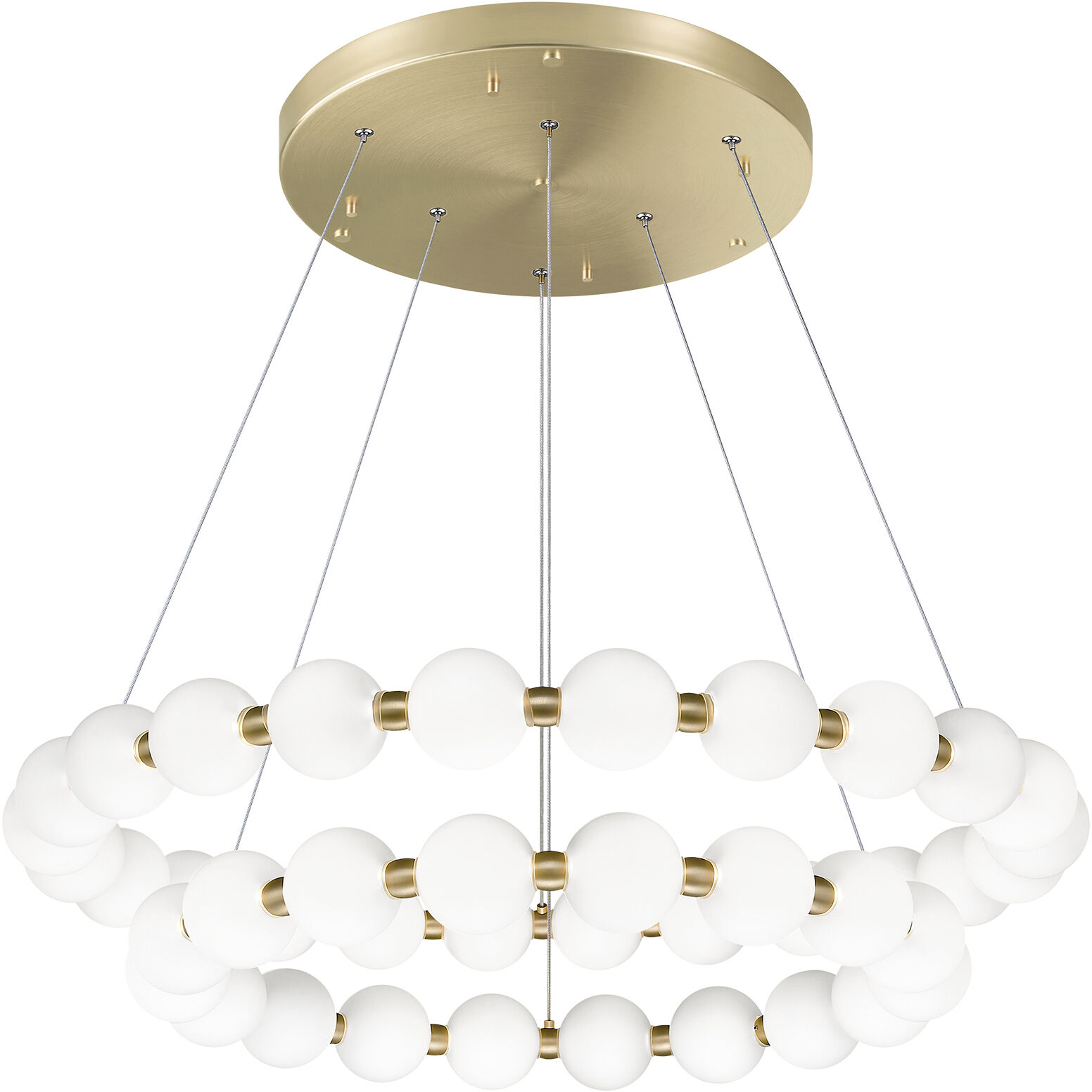 Oni LED 31.5 inch Oxidized Gold Pendant Ceiling Light