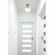 Lawrence 1 Light 10 inch Satin Gold Flush Mount Ceiling Light