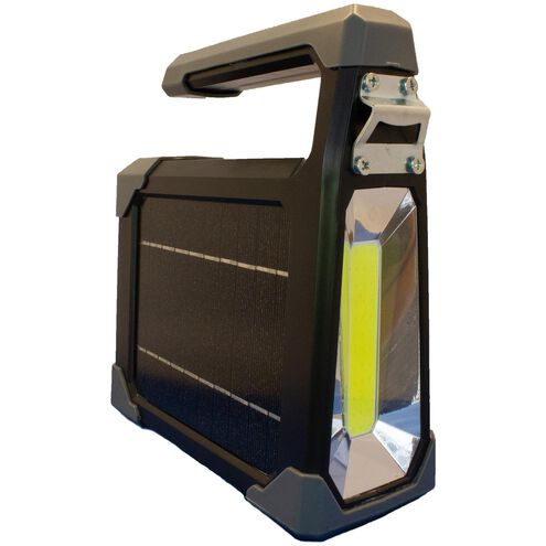 Christopher 1 Light 8.75 inch Black and Grey Security and Utility Lights, Solar