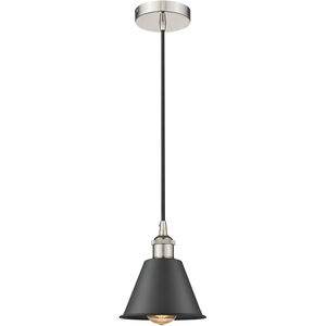 Edison Smithfield LED 7 inch Polished Nickel Mini Pendant Ceiling Light