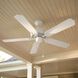 Traditional 52 inch White Outdoor Ceiling Fan