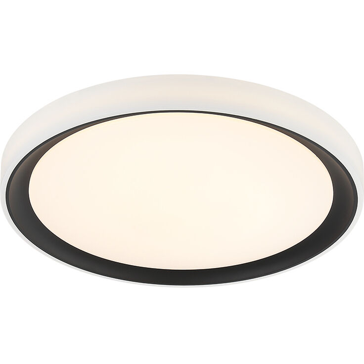 Oculus LED 19.5 inch Black Flush Mount Ceiling Light