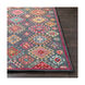 Tabriz 36 X 24 inch Bright Pink/Dark Red/Charcoal/Peach/Wheat/Tan/Aqua Rugs, Rectangle