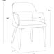 Hagan Dillon Cream / Dillon Black Dining Armchair