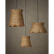Annabelle 1 Light 14.5 inch Natural Pendant Ceiling Light, Small, Suzanne Duin Collection