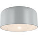 Malone 1 Light 15.75 inch Matte Grey Ceiling Flush Mount Ceiling Light