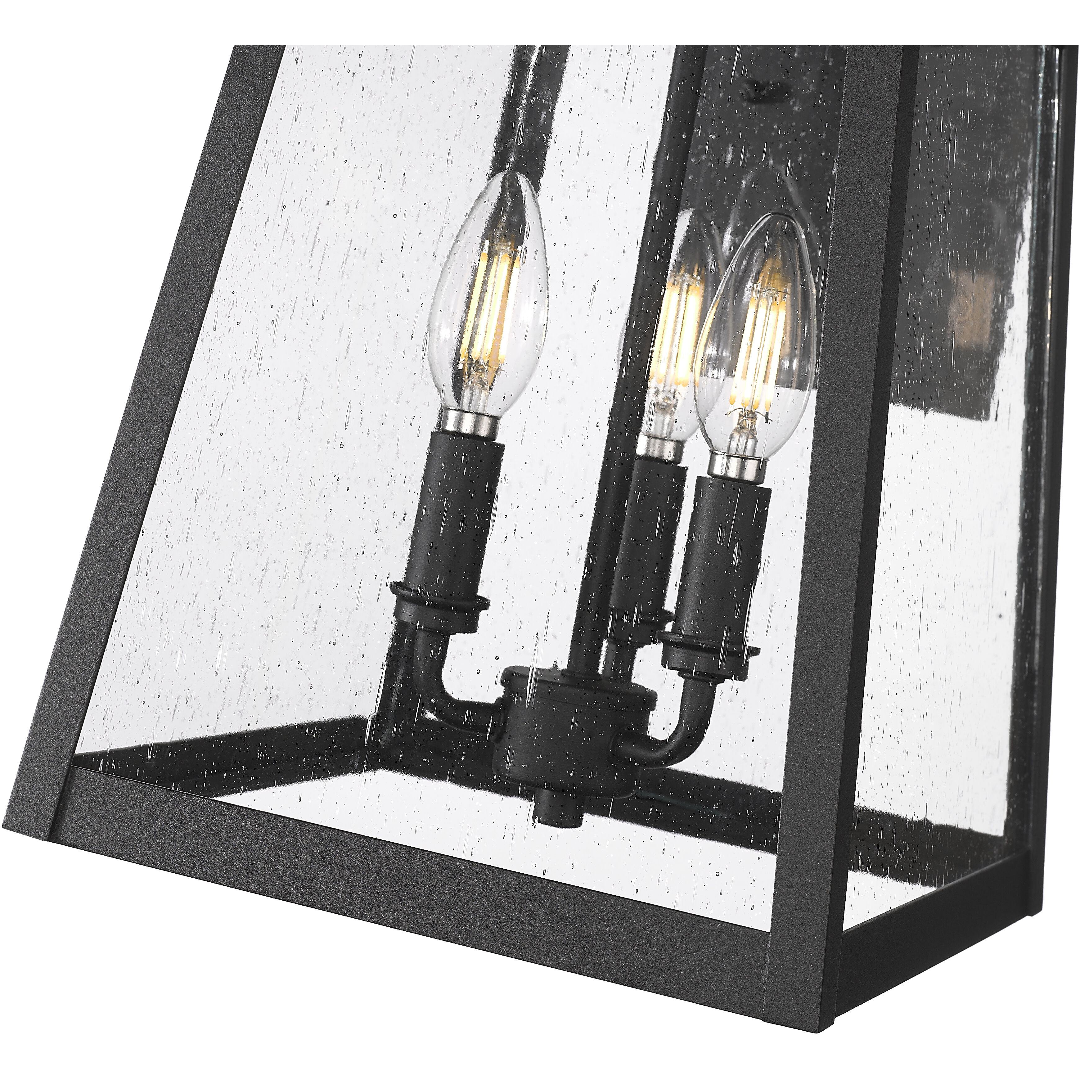 Rainer Outdoor Wall Light in Black, G9
