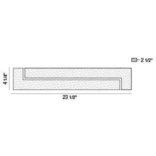 Santi LED 23.5 inch Chrome Vanity Light Wall Light, Medium