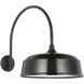 Thomas O'Brien Academy Barn Light LED 19.5 inch Matte Black Arched Mack Barn Light in 16" Green Rockhouse Shade