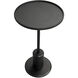 Kurtz 24 X 14 inch Matte Black Side Table