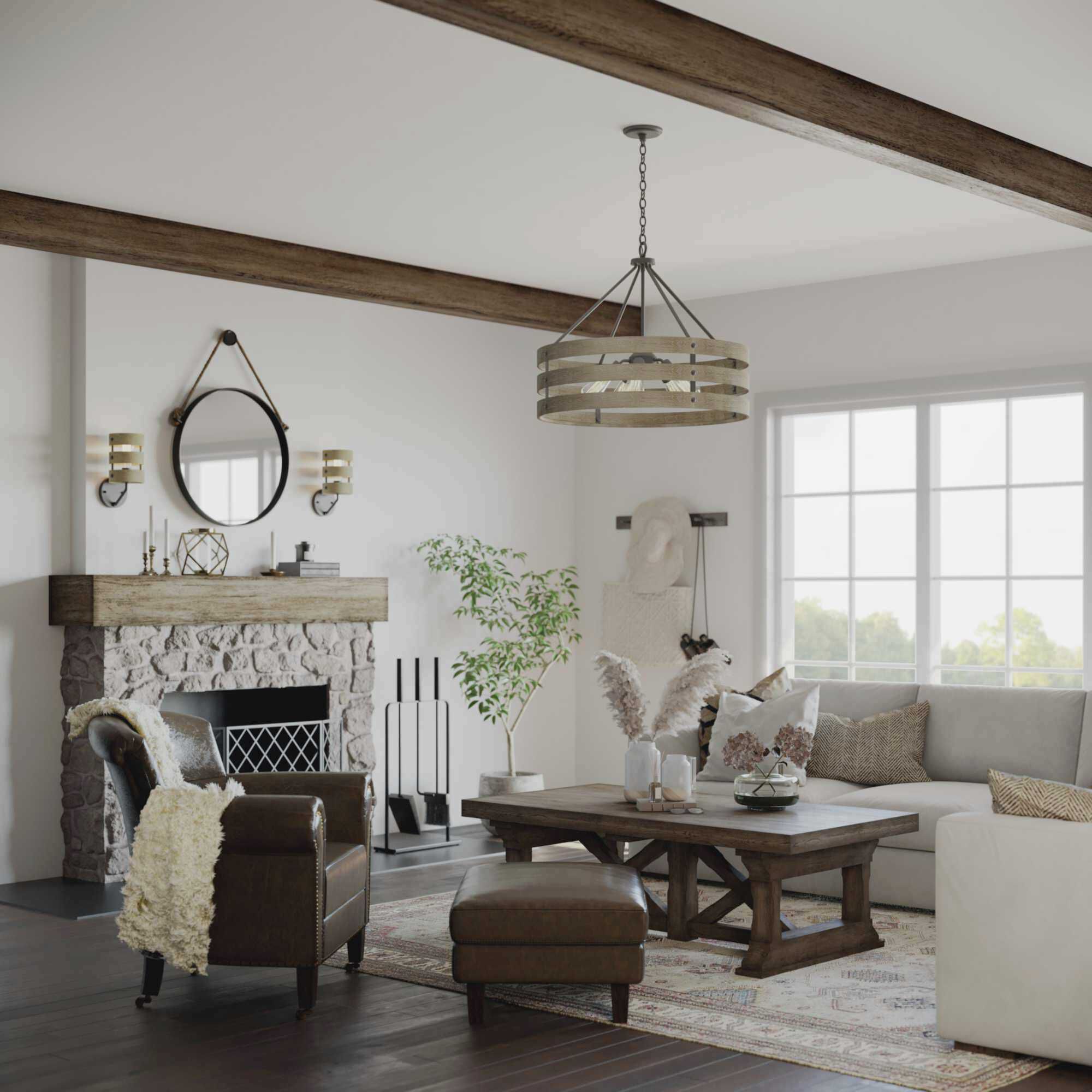 Gulliver 5 Light Graphite Pendant Ceiling Light