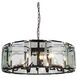 Jacquet 18 Light 43 inch Black Chandelier Ceiling Light