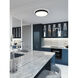 Octavia LED 14 inch Black Flush Mount Ceiling Light