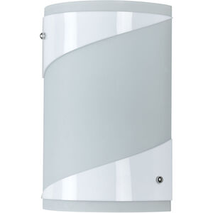 PLC 1 Light 7.63 inch White Wall Lamp Wall Light